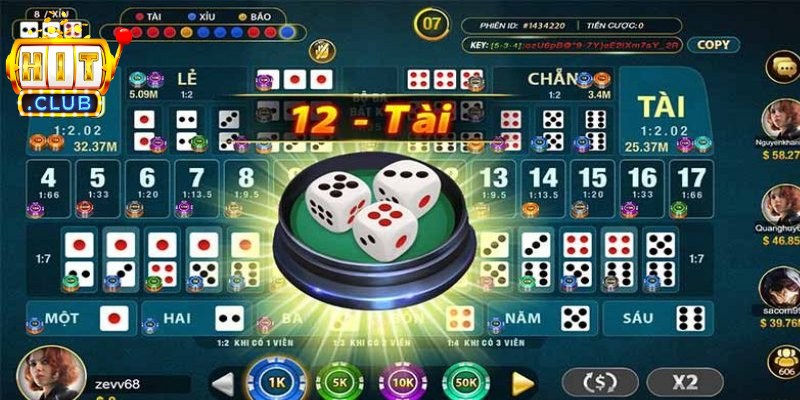 Sicbo Tài Xỉu Hitclub - Tựa Game Cá Cược Siêu Kịch Tính 3 Lựa chọn Cược 4 trúng 3 trong Sicbo Tài Xỉu được ưa chuộng